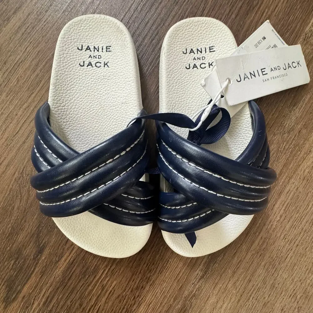 Janie and Jack Pool Slide in Navy